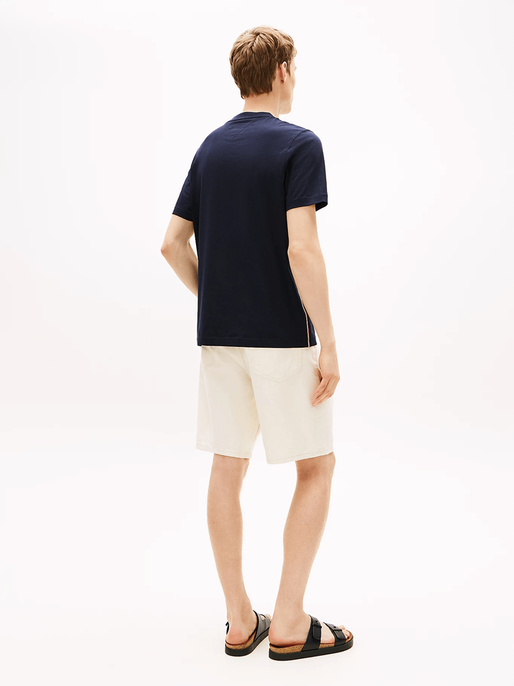 Load image into Gallery viewer, Tommy Hilfiger Mens Global Stripe Tee - Desert Sky
