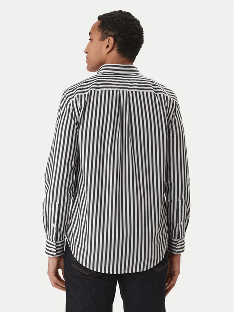 Load image into Gallery viewer, Tommy Hilfiger Mens TH Flex Regular Fit Stripe Poplin Shirt
