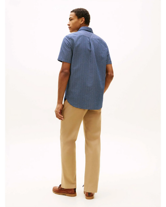 Tommy Hilfiger Mens Short Sleeve Printed Shirt