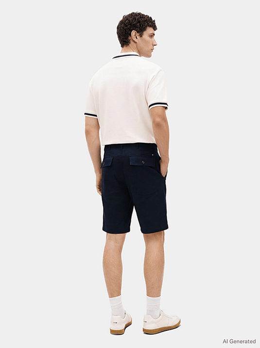 Tommy Hilfiger Mens Twill Relaxed Fit Chino Shorts