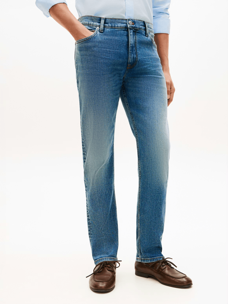 Load image into Gallery viewer, Tommy Hilfiger Mens Denton Slim Straight Jeans
