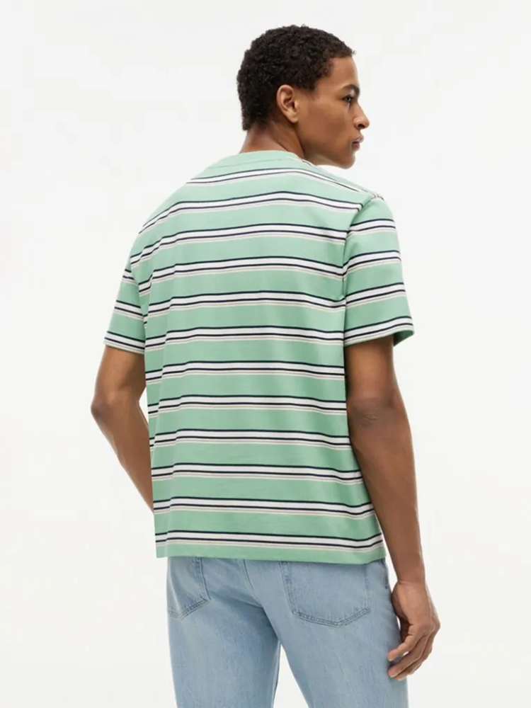 Load image into Gallery viewer, Tommy Hilfiger Mens Mixed Stripe Relaxed Jersey T-Shirt
