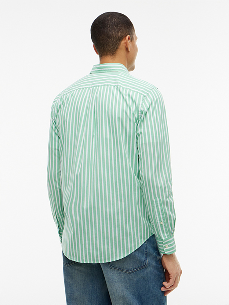 Load image into Gallery viewer, Tommy Hilfiger Mens Regular Fit Flex Stripe Poplin Shirt

