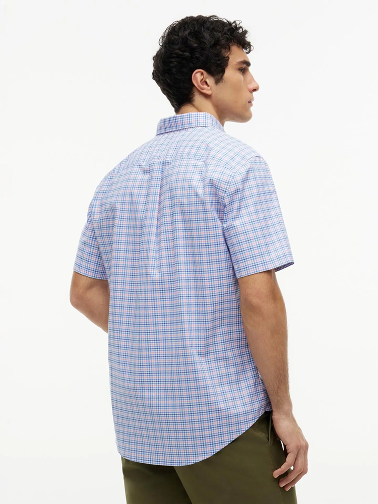 Load image into Gallery viewer, Tommy Hilfiger Mens Lightweight Short Sleeve Gingham Shirt
