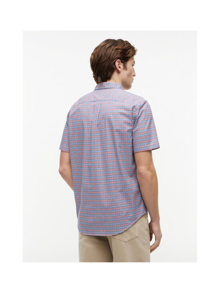 Load image into Gallery viewer, Tommy Hilfiger Mens Lightweight Short Sleeve Gingham Shirt
