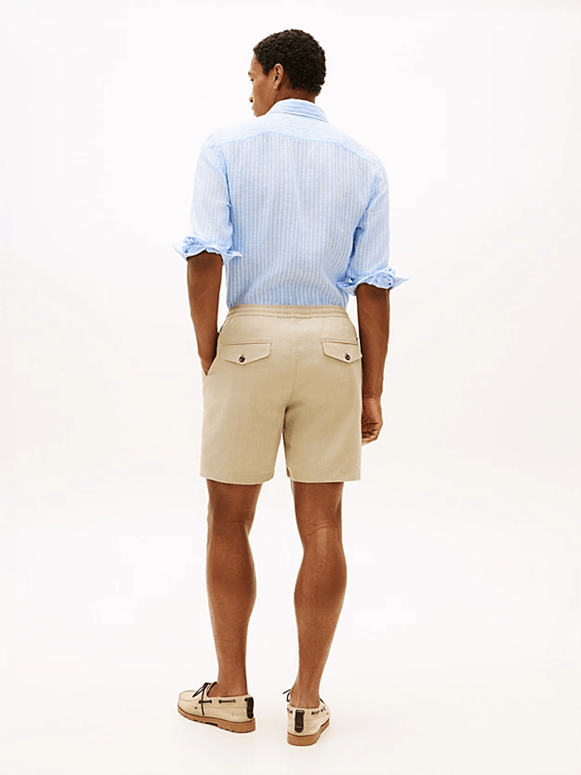 Load image into Gallery viewer, Tommy Hilfiger Mens Dover Linen Blend Shorts
