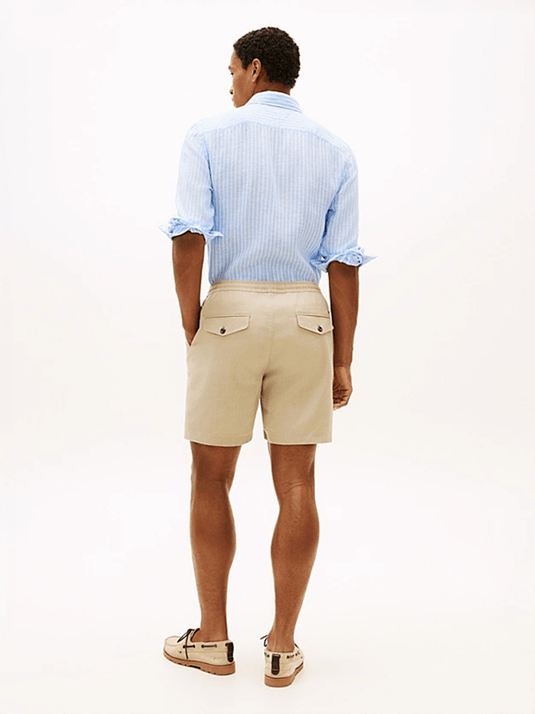 Tommy Hilfiger Mens Dover Linen Blend Shorts