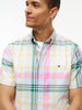 Tommy Hilfiger Mens Poplin Plaid Short Sleeve Shirt