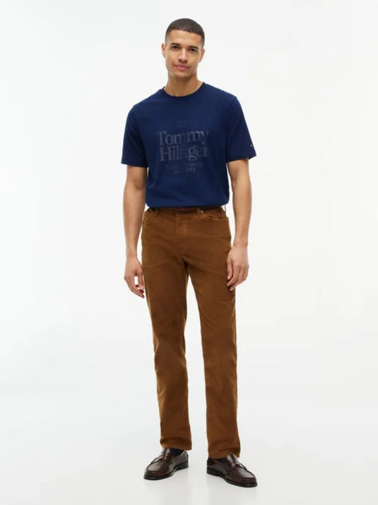 Tommy Hilfiger Mens Tonal Graphic Jersey T-Shirt - Carbon Navy