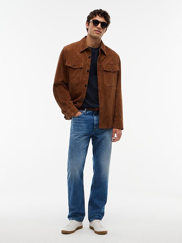 Load image into Gallery viewer, Tommy Hilfiger Mens Dover Regular Straight Faded Jeans - Brian Blue

