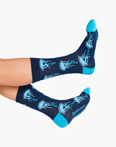 Load image into Gallery viewer, Bamboozld Mens Jellyfish Socks
