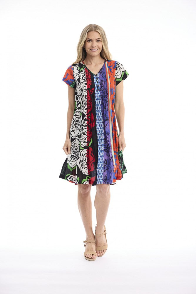 Load image into Gallery viewer, Orientique Womens Menton Dress Easy Fit
