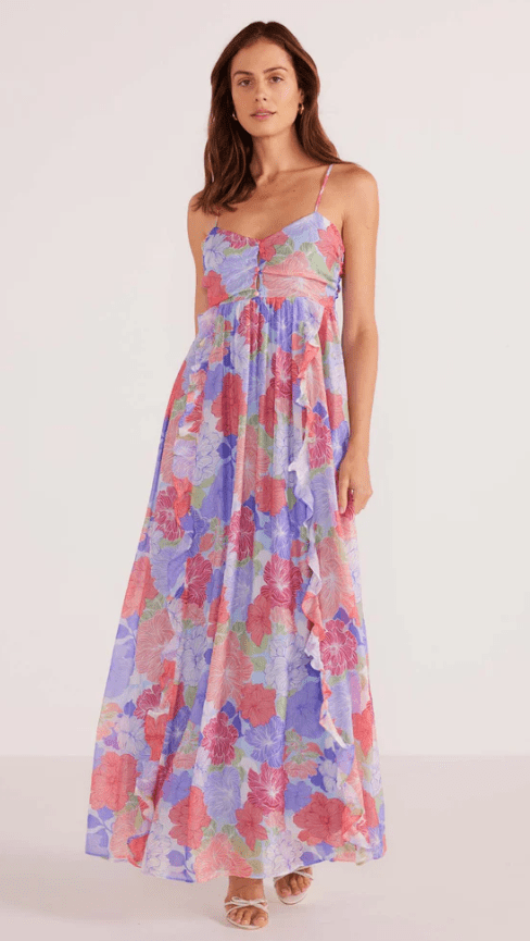 Load image into Gallery viewer, Minkpink Womens Belle Ruffle Maxi Dress
