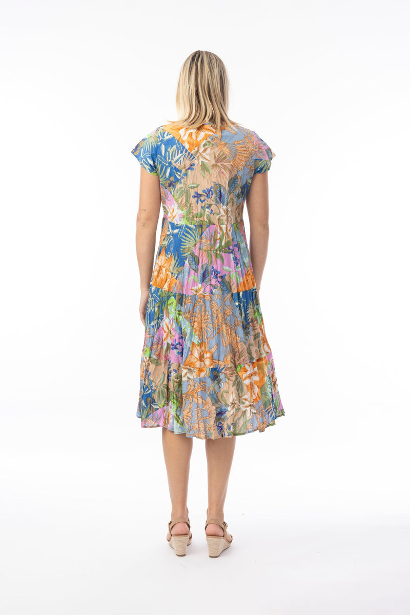 Load image into Gallery viewer, Orientique Womens Miramar Dress Layers Pockets
