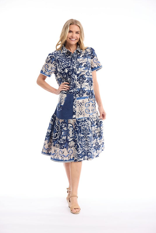 Orientique Womens Monaco Dress Patch Long