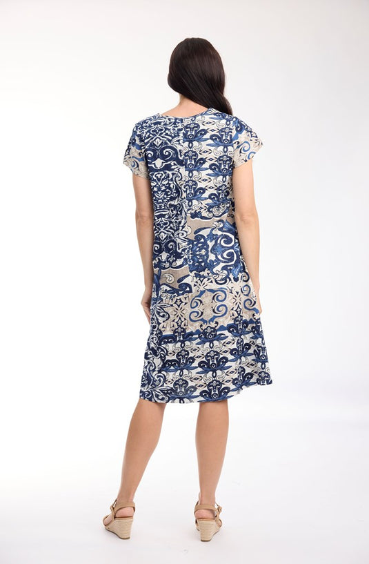 Orientique Womens Monaco Dress Midi Knit
