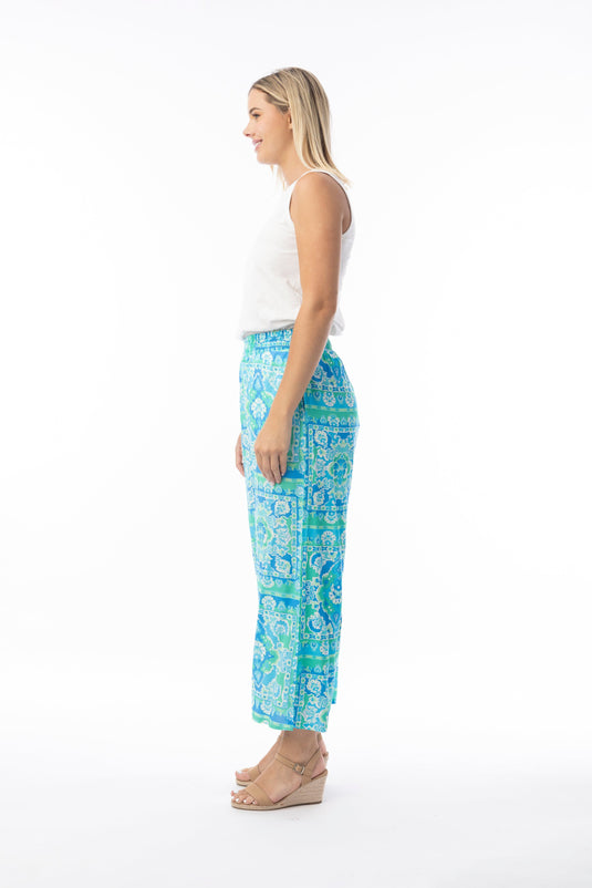 Orientique Womens Montevideo Aqua Pant