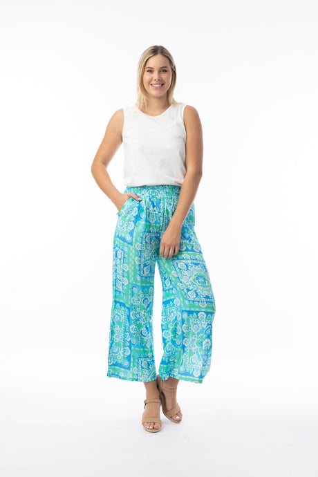 Orientique Womens Montevideo Aqua Pant