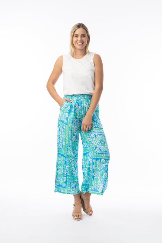 Orientique Womens Montevideo Aqua Pant