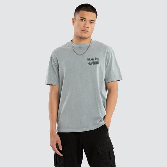 Nena & Pasadena Mens Collective Classic Tee - Pigment Ultimate Grey