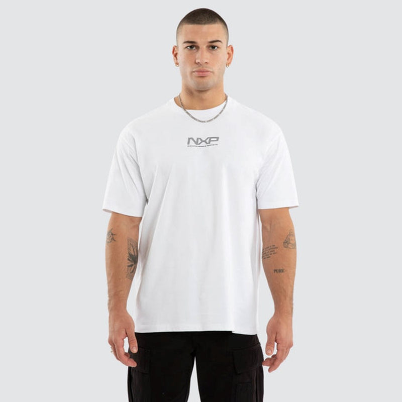 Load image into Gallery viewer, NXP Mens Nighthold Box Fit Tee - Optical White
