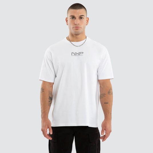 NXP Mens Nighthold Box Fit Tee - Optical White