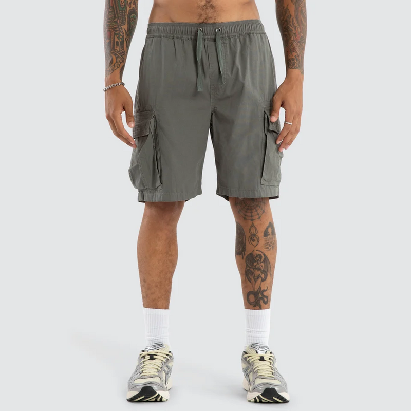 Load image into Gallery viewer, Nena &amp; Pasadena Mens League Cargo Shorts - Khaki
