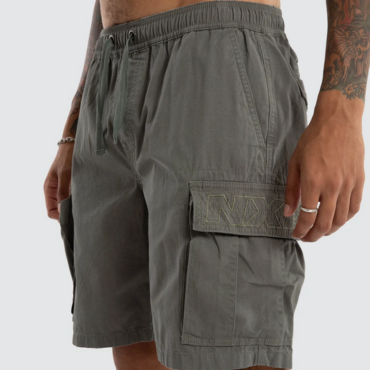 Nena & Pasadena Mens League Cargo Shorts - Khaki