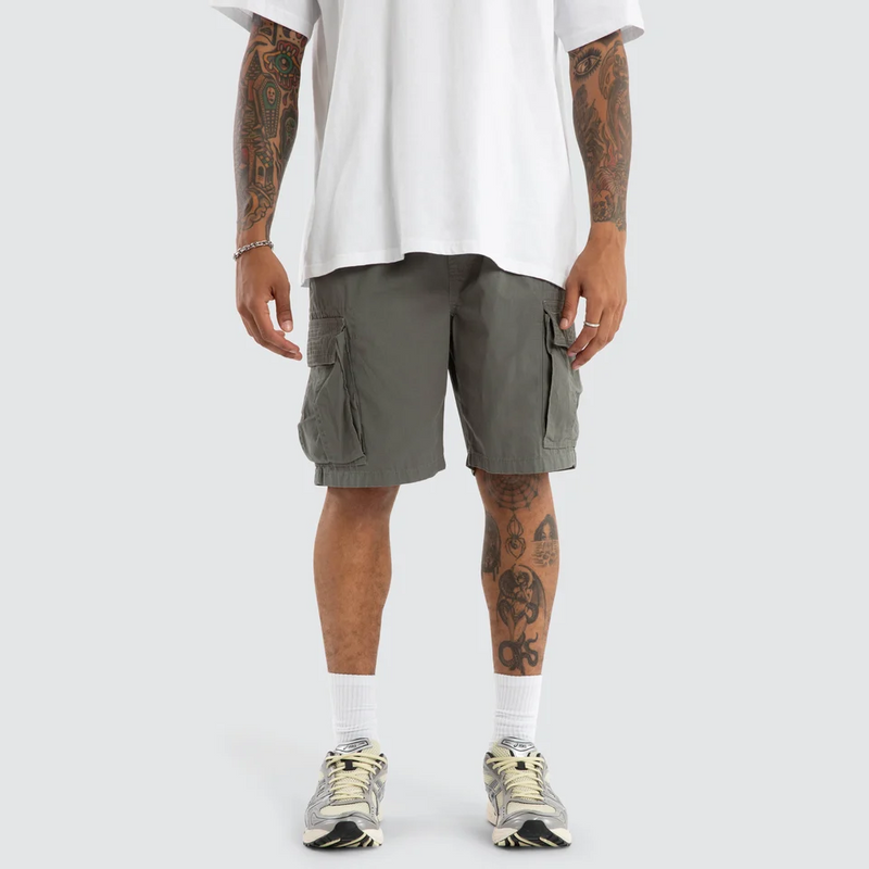 Load image into Gallery viewer, Nena &amp; Pasadena Mens League Cargo Shorts - Khaki
