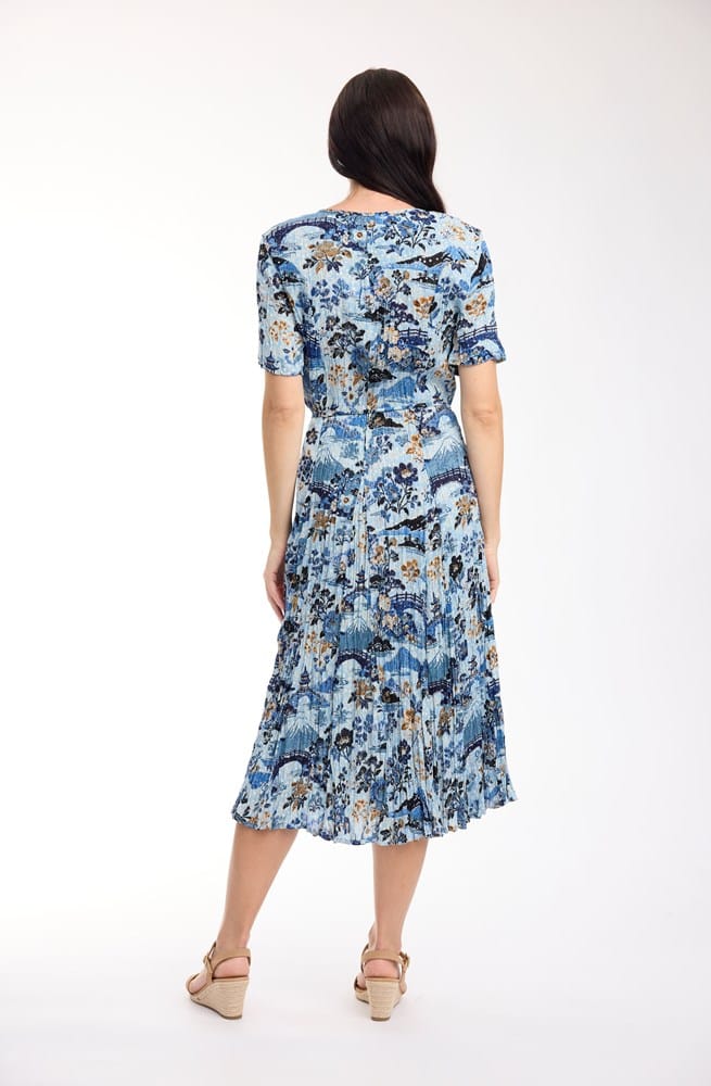 Load image into Gallery viewer, Orientique Womens Nanjing Dress Godet
