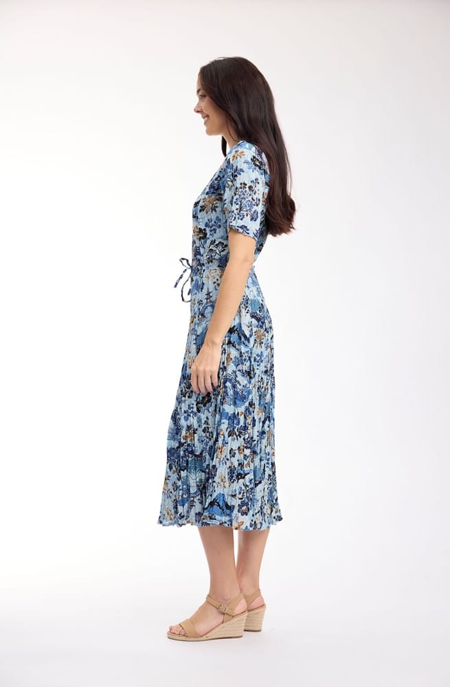 Load image into Gallery viewer, Orientique Womens Nanjing Dress Godet
