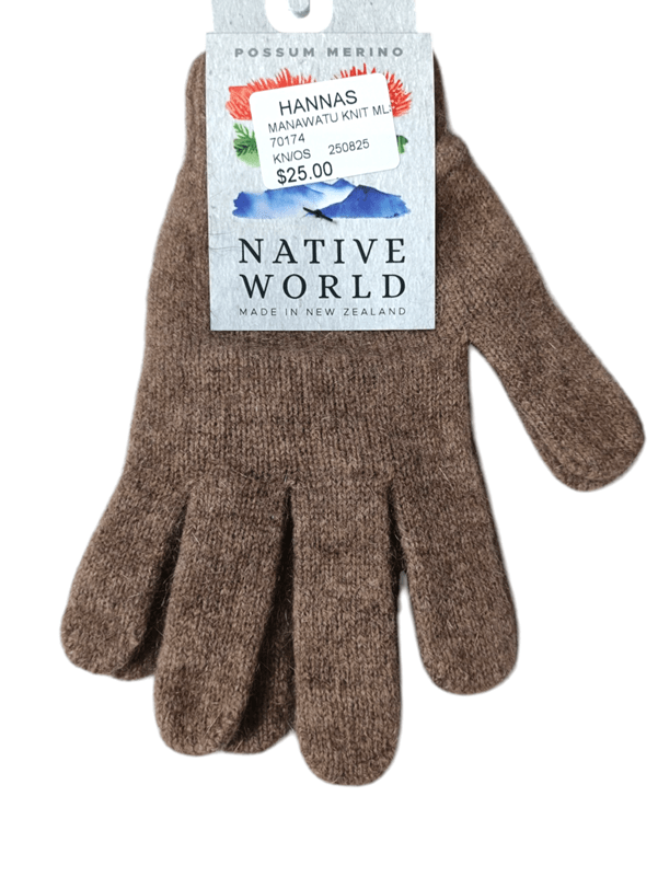 Load image into Gallery viewer, Native World Unisex Plain Possum Merino Glove
