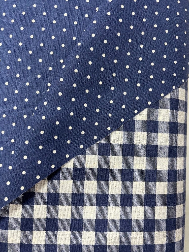 Load image into Gallery viewer, Fern Textiles Printed Fabric - Navy
