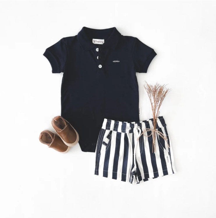 Load image into Gallery viewer, Love Henry Baby Boys Polo Romper COPY
