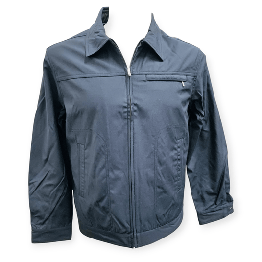Back Bay Mens Cotton/Nylon Cafe Jacket - Navy
