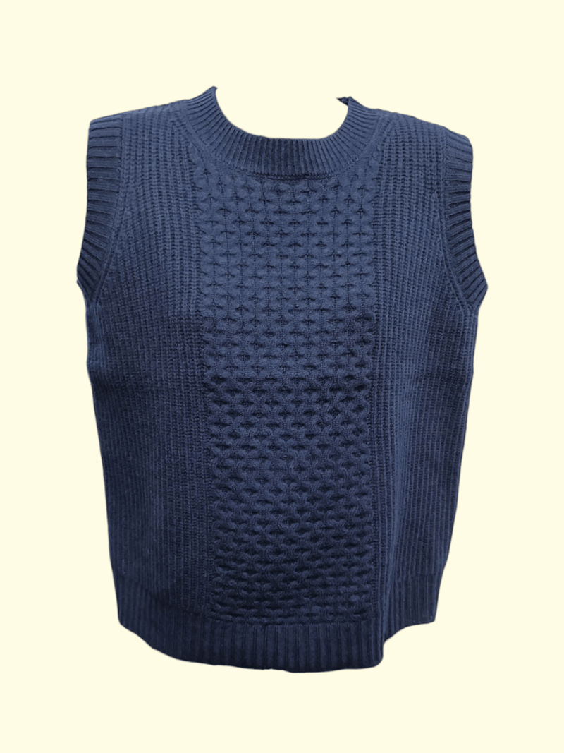 Load image into Gallery viewer, See Saw Womens 100% Luxe Merino Wool Cable Vest
