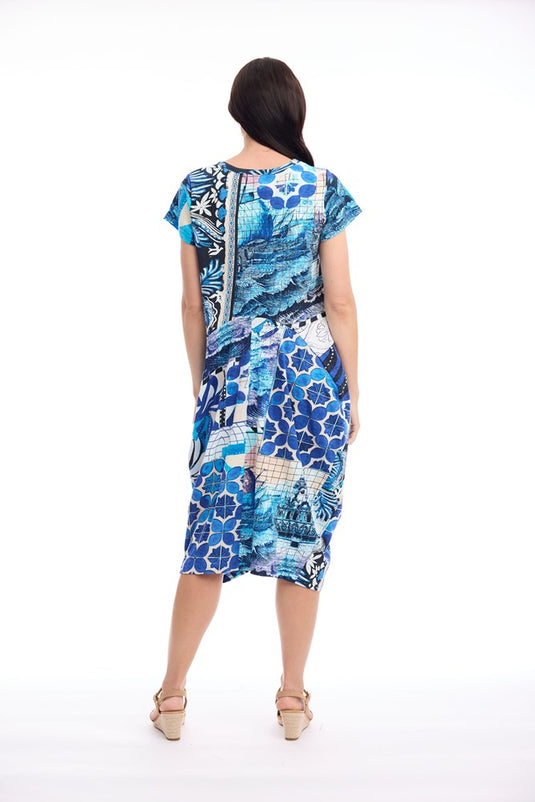 Orientique Womens Nimes Dress Horseshoe Bubble