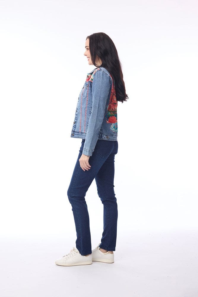 Load image into Gallery viewer, Orientique Womens Nippori Jacket Denim
