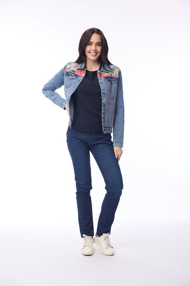 Load image into Gallery viewer, Orientique Womens Nippori Jacket Denim
