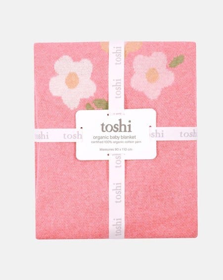 Load image into Gallery viewer, Toshi Baby Organic Blanket Mystical - Rosie Posie
