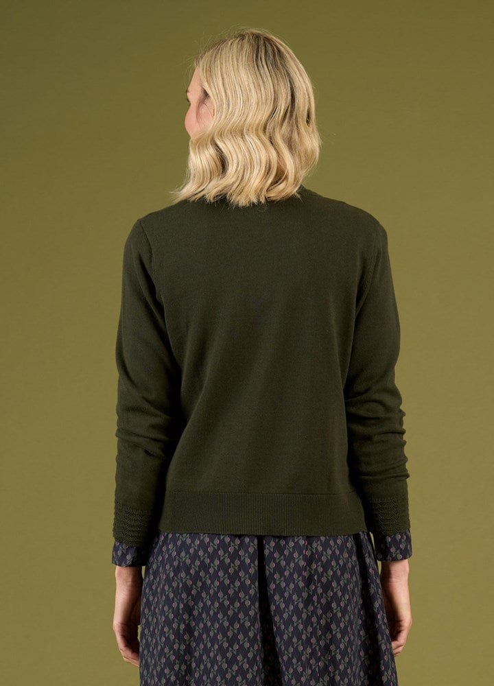 Load image into Gallery viewer, Charlie Jane Womens Edgeware Cardigan - Khaki
