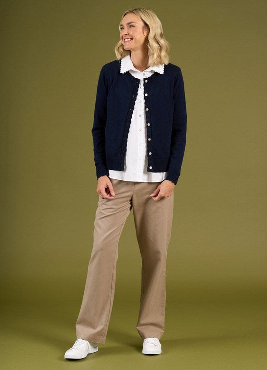 Charlie Jane Womens Edgeware Cardigan - Midnight