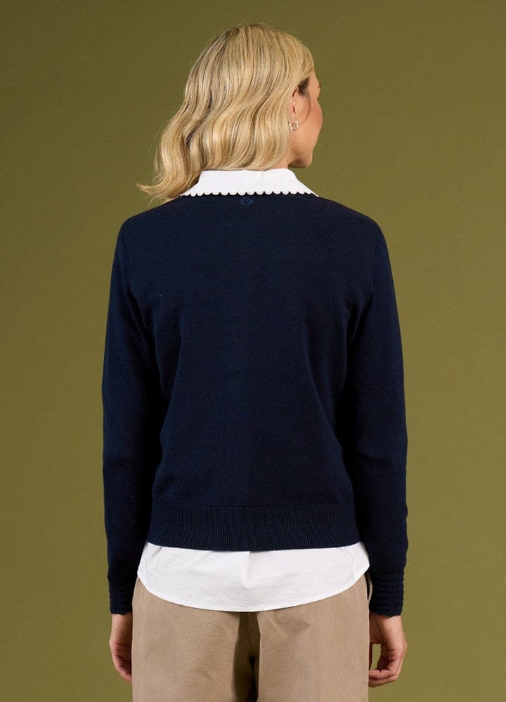 Load image into Gallery viewer, Charlie Jane Womens Edgeware Cardigan - Midnight
