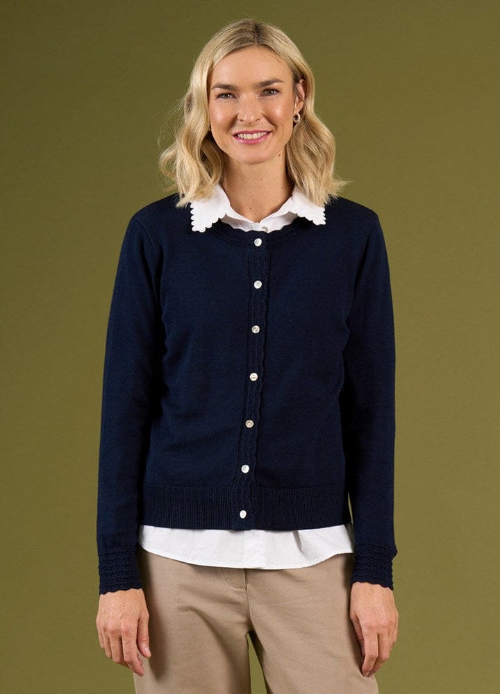 Load image into Gallery viewer, Charlie Jane Womens Edgeware Cardigan - Midnight
