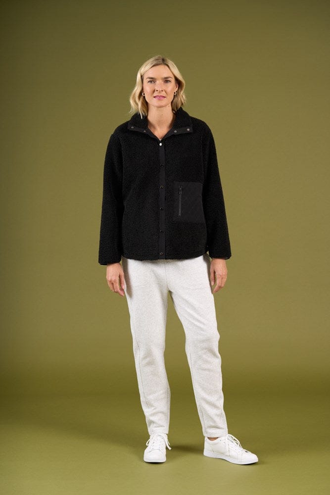 Load image into Gallery viewer, Charlie Jane Womens Hamiliton Sherpa - Black

