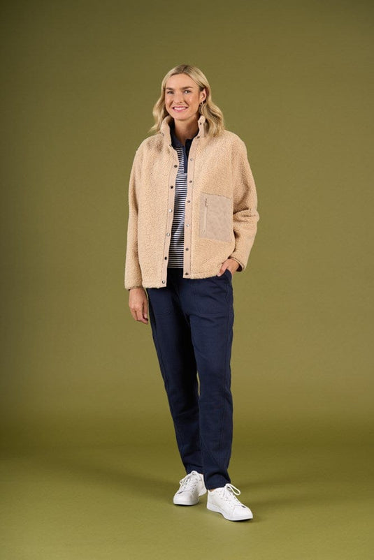 Charlie Jane Womens Hamiliton Sherpa - Latte