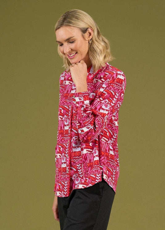 Charlie Jane Womens Levin Shirt - Sea Scape