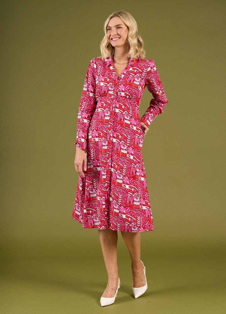 Load image into Gallery viewer, Charlie Jane Womens Britomart Dress - Sea Scape
