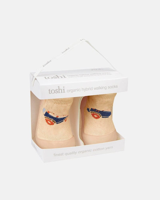 Toshi Baby Organic Cotton Blend  Hybrid Walking Socks - High Country