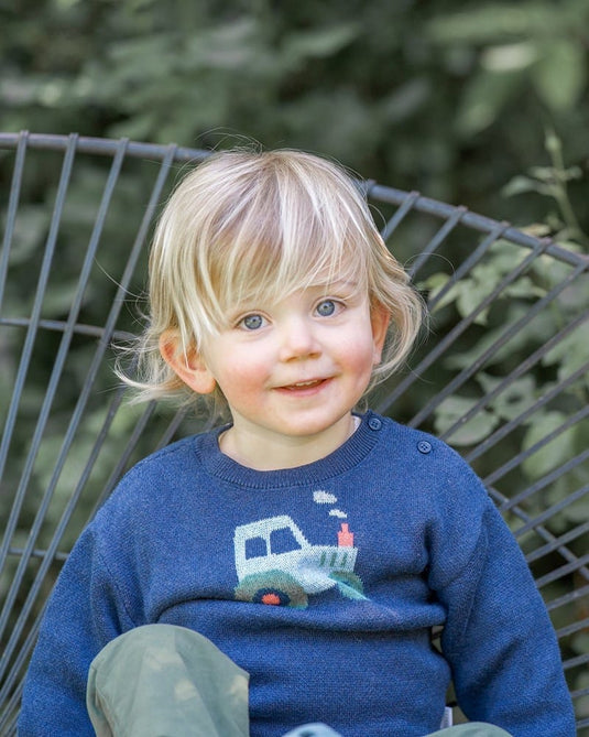 Toshi Baby Organic Pullover Mystical - Tiny Tractors